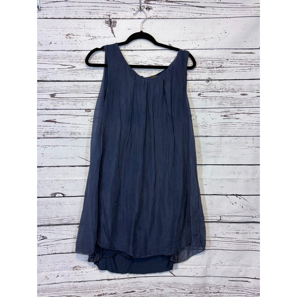 Women's Amanti Sleeveless Top Blue/Navy Size S